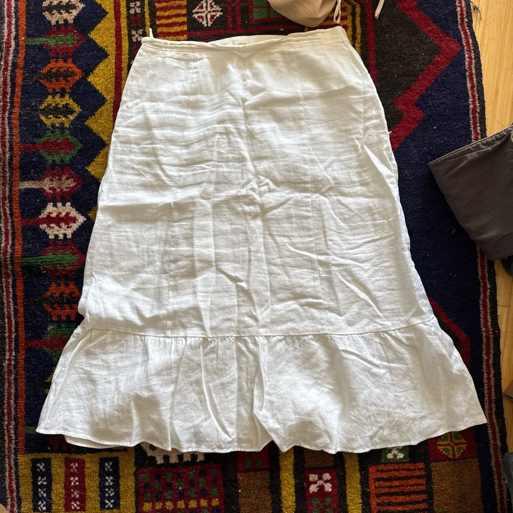 Wilfred White Midi Skirt
